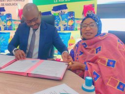 Signature de la convention de financement de 500 millions FCFA au profit du Réseau des m Groupements des Femmes de Développement de Kaolack